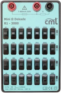 Dekada pomiarowa Cosinus R1-3000 1 ? - 11 11111 M Ω 250 V