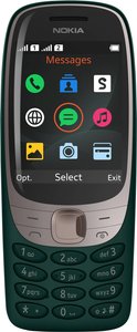 Telefon komórkowy Dual-SIM Nokia 6310 zielony