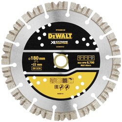 DEWALT DT20468-QZ  Tarcza tnąca diamentowa Średnica 180 mm Średnica otworu 22.23 mm  1 szt.