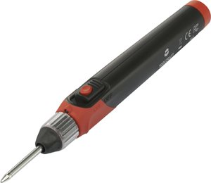 Akumulatorowa lutownica z wymiennym akumulatorem litowo-jonowym, 30 W. Lutownica kolbowa TOOLCRAFT LWK-123   100 - 600 °C