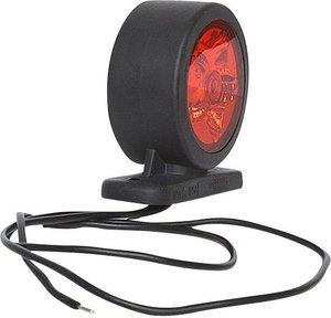 Lampa obrysowa LED Star w gumowej obudowie 12-24 V 70 mm lewa lub prawa or Światło krawędziowe 12 V, 24 V SecoRüt 90883 1 szt.
