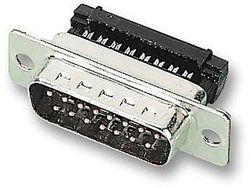 Listwa męska D-Sub MH Connectors MH10552, rzędy: 2, styki: 15, 1 szt.