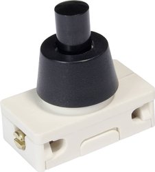 Przełącznik wciskany interBär 3030-277.02, 13 mm, 250 V/AC, 2 A, 1 szt.