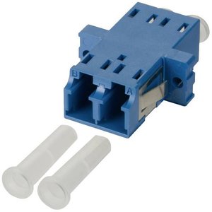 METZ CONNECT 15090074-I Złącze OpDAT LC-D OS2 (niebieskie) Łącznik światłowodu Metz Connect 15090074-I, 1 szt.