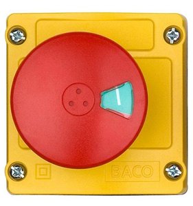 Przycisk zatrzymania awaryjnego BACO LBX13102, 240 V/AC, 2 NC, 1 szt.