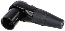 Złącze męskie XLR Rean AV RC5MR-B RC5MR-B, złącze męskie kątowe, 1 szt.