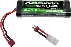 Pakiet akumulatorów (NiMH) 7.2 V 4200 mAh  Absima Hardcase Gniazdo T, Gniazdo Tamiya