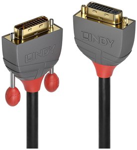 Lindy 36231 Kabel DVI 1m DVI-D DVI-I Czarny Kabel LINDY 36231, 1.00 m