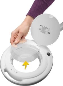 Lampa warsztatowa Goobay LED 9 W szkło optyczne 3 dpt. regulacja jasności