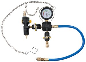 Układ chłodzenia próżniowego urządzenia do napełniania, manometr do 76 cm KS Tools 150.1960