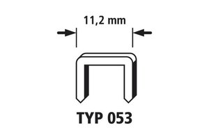 Zszywki o szerokim grzbiecie Wolfcraft 7026000, N/A, Wymiary (S x W) 11.2 mm x 6 mm, 2000 szt.