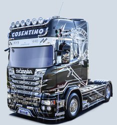 Modelu samochodu ciężarowego do sklejania Italeri SCANIA R730 Streamline Show Truck 3952 1:24