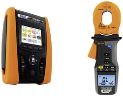 VDE 0100 Tester instalacji Combi G3 z ekranem dotykowym + zacisk uziemiający T2100 Tester instalacji HT Instruments