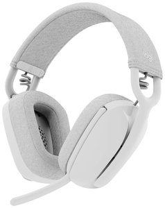 Zestaw słuchawkowy Over Ear Logitech ZONE VIBE 100 981-001219 Stereo biały