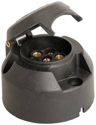 Gniazdo 7-pinowe HP Autozubehör 28255, (D x S) 7.5 cm x 6.5 cm