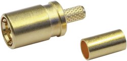 Złącze SMB Telegärtner J01161A0691 J01161A0691 złącze żeńskie proste 50 Ω 1 szt.