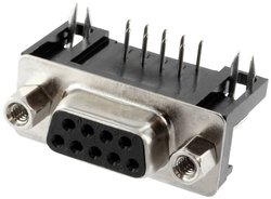 Listwa żeńska D-Sub Connfly DS1037-01-09FNAKT74, rzędy: 2, styki: 9, 1 szt.