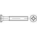Wkręty z łbem wpuszczanym TOOLCRAFT 1066154 M2 5 mm DIN 965 1000 szt.