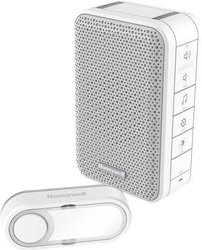 Zestaw Gongu Radiowego Z Przyciskiem Dzwonka, Biały Dzwonek Honeywell, 868 MHz, 84 dBA, 150 m