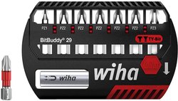Zestaw bitów Wiha BitBuddy® Ty-Bit 29 mm Pozidriv, 8-częściowy 1/4'' (42098) Bity Wiha  42098 1 szt. krzyżakowy Pozidriv
