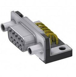 Złącze żeńskie D-Sub Deltron Connectors DTS 09 SYC M66UN, rzędy: 2, styki: 9, 90 °, 1 szt.