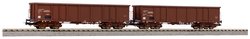 Wagon towarowy otwarty Piko H0 58236 Zestaw 2 gondoli H0 Eaos ÖBB
