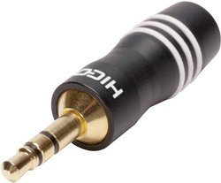 Złącze Jack męskie 3,5 mm, stereo Hicon HI-J35S03