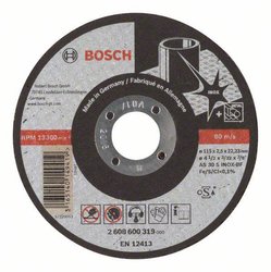 Tarcza tnąca prosta Bosch Accessories 2608600319 2608600319 115 mm 1 szt.