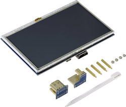 Monitor dotykowy TRU COMPONENTS  12.7 cm (5 cal) 800 x 480 Pixel Pasuje do: Raspberry Pi