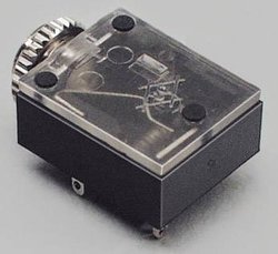 Złącze męskie jack 3,5 mm BKL Electronic 1109005, niklowany, złącze żeńskie do wbudowania poziomego, 1 szt.