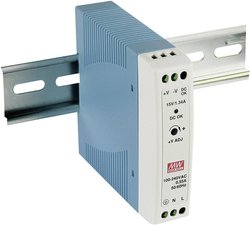 Zasilacz na szynę DIN Mean Well MDR-20-12, 12 V/DC, 1.67 A, 20 W