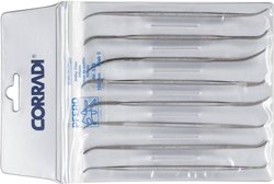 Zestaw precyzyjnych pilników sprawdzających 8 szt. Typ 575 Szlif szwajcarski 0 gruby Zestaw pilników PFERD 575 150 H0 19505752 150 mm 1 szt.