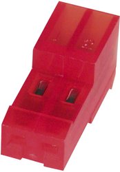 Listwa kołkowa, żeńska, standardowa TE Connectivity MTA-100 3-640620-6, wire-to-wire, piny: 6, 5 A, 1 szt.