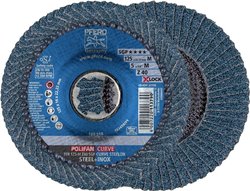 Tarcza lamelkowa PFERD PFR 125-M Z 40 SGP CURVE STEELOX/X-LOCK 67689053 Średnica 125 mm 10 szt.