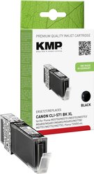 KMP Tusz Zamiennik Canon CLI-571BK XL Foto czarny  atrament KMP C107BKX 1568,0001, 1 szt.