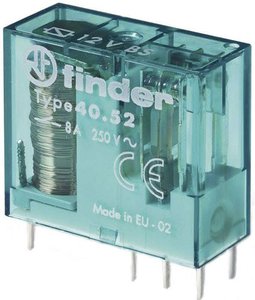 Przekaźnik drukowany Finder 40.52.6.024.0000 40.52.6.024.0000, bistabilny, 1 cewka, 250 V/AC, 8 A, 1 szt.