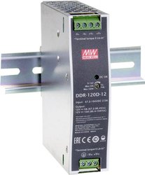 Przetwornik DC/DC na szynę DIN Mean Well DDR-120D-24 DDR-120D-24  24 V/DC 5 A 120 W Ilość wyjść:1 x