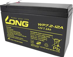 Akumulator ołowiowy Long WP7.2-12A/F1 WP7.2-12A/F1, AGM, 12 V, 7.2 Ah