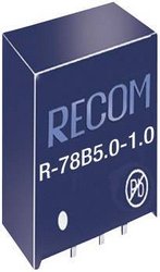 Przetwornica DC/DC Recom International R-78B5.0-1.0, RM 2,54 mm, 1 A, 5/6.5-34 V