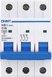 Wyłącznik automatyczny Chint NB1L 179877, 3 styki, 6 A