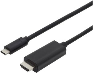 adapter USB-C, HDMI Digitus AK-300330-050-S AK-300330-050-S, ekranowanie, podwójne ekranowanie, 5.00 m