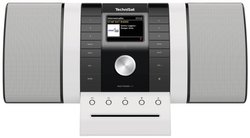 Radio internetowe z odtwarzaczem CD TechniSat MULTYRADIO 4.0 Internet, DAB+, UKW funkcja ładowania akumulatora, z pilotem, obsługa Spotify, funkcja budzika czarny, biały