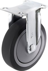 TOOLCRAFT TO-5137923 Kółko stałe TPR 100 mm z płytką montażową  Maksymalne obciążenie: 65 kg