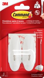 Hak samoprzylepny 3M  17068FGN 2 szt.