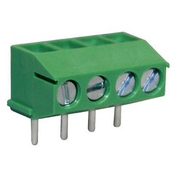 Camblock Plus CTBP0355/4 3.5mm Low Profile 90 Deg Wire Protector T/Block 4p Camdenboss CTBP0355/4 Terminal PCB 100 szt.