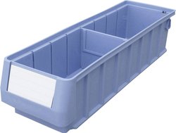 Skrzynka magazynowa VISO TR 4109 (S x W x G) 117 x 90 x 400 mm niebieski 1 szt.