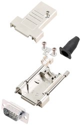 Zestaw listew męskich D-Sub encitech DTSL09-LJSRG-T-DMP-W-K 6355-8040-21, rzędy: 2, styki: 9, 180 °, 1 szt.