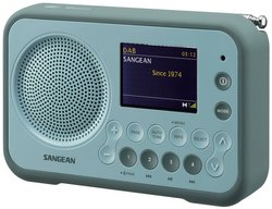 Radio kieszonkowe Sangean DPR-76BT DAB+, UKW blokada klawiszy jasnoniebieski