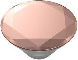 Stojak na telefon POPSOCKETS Metallic Diamond Rose Gold  różowy, metaliczny