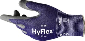 Ansell HyFlex® 11561R070-1P Nylon, HPPE, Bazalt, Spandex®, Polyester Rękawice robocze Rozmiar rękawic: 7 EN 388:2016, EN 420-2003, EN 21420:2020  ISO 21420:2020  1 par(a)